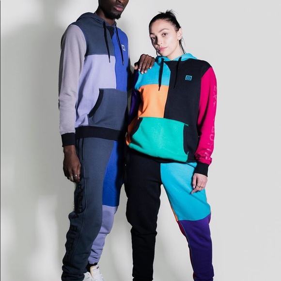 Limited Edition Extra Butter NYC DeVoe Colorblock Hoodie House Party Collection - Picture 2 of 2